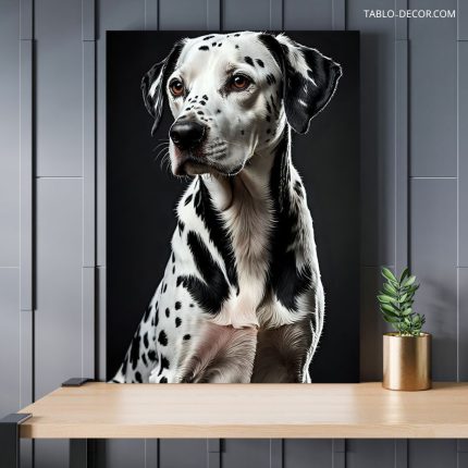 تابلو دکوراتیو سگ خالدار spotted dog