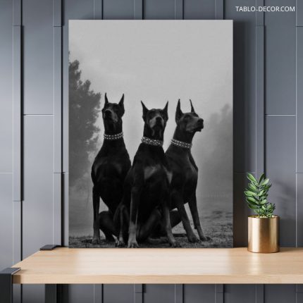 تابلو سگ های خشن Fierce dogs