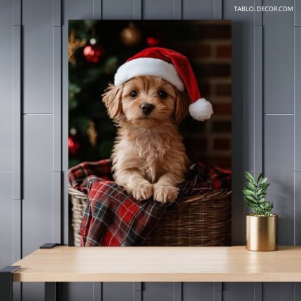 تابلو سگ با فضای مدرن A dog with a modern atmosphere