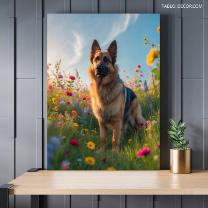 تابلو سگ با ماندگاری بالا Long-lasting dog