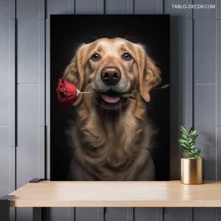 تابلو سگ با چاپ حرفه ای Professionally printed dog