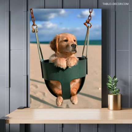 تابلو فانتزی سگ dog fantasy