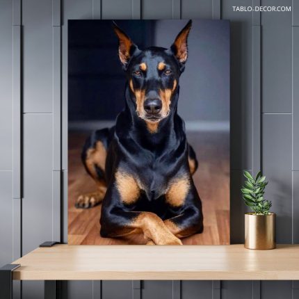 تابلو دکوراتیو مدرن سگ Modern dog