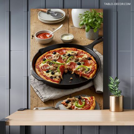 تابلو پیتزا 12 pizza