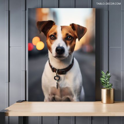 تابلو سگ دکوراتیو مدرن Modern decorative dog