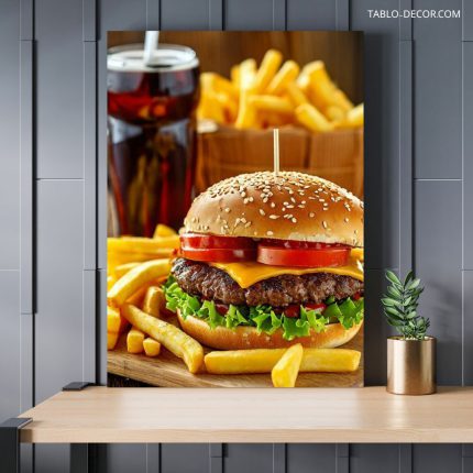 تابلو برگر 1 burger