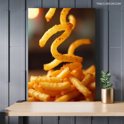 تابلو سیب زمینی سرخ شده 1 Fried potatoes