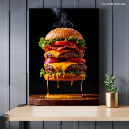 تابلو برگر 5 burger