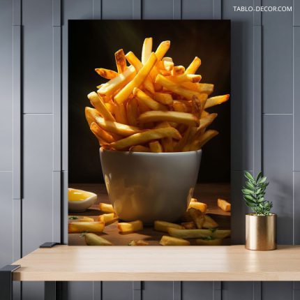 تابلو سیب زمینی سرخ کرده 6 French fries