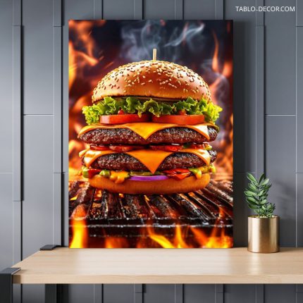 تابلو برگر 9 burger