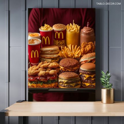 تابلو برگر 13 burger