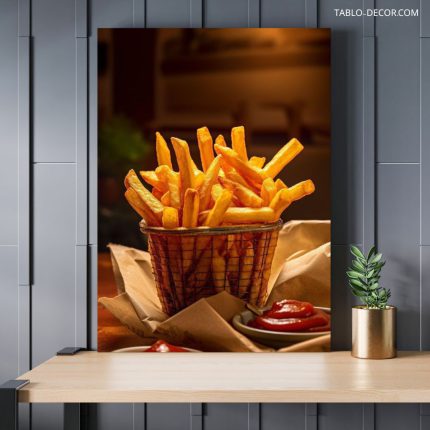 تابلو سیب زمینی سرخ کرده 8 French fries