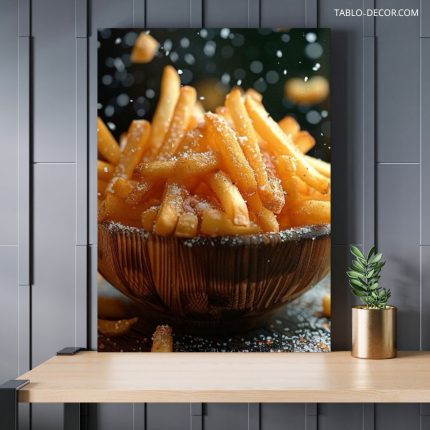 تابلو سیب زمینی سرخ کرده 10 French fries
