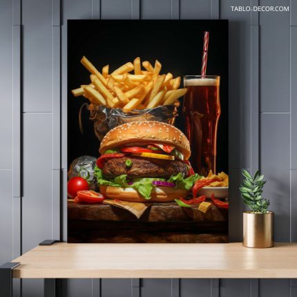 تابلو برگر 14 burger
